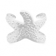 Stainless steel bracelets bangle starfish Silver