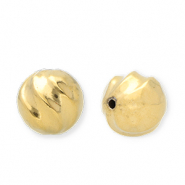 Stainless steel beads 16mm Gold
