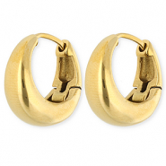 Stainless steel earrings / creoles Gold