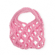 Handmade crocheted bags Pink