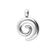 BY31&reg; Stainless steel charms spiral Silver