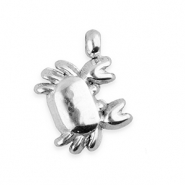 BY31&reg; Stainless steel charms crab Silver