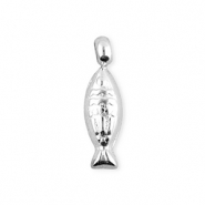BY31&reg; Stainless steel charms fish Silver