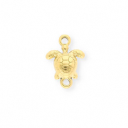 Stainless steel findings connector turtle Gold