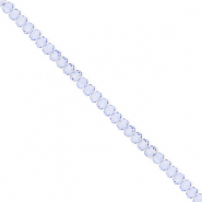 Top faceted beads 3x2mm disc Blue