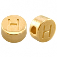DQ European metal letterbead H Gold (nickel free) 
