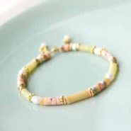 Inspirational Sets Bracelets and necklaces with natural stone discs beads