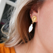 Inspirational Sets Inspiration for hair accessories and earrings with freshwater pearls