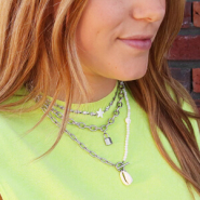 Inspirational Sets Fashionable jewellery with stainless steel belcher chain 