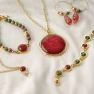 Inspirational Sets This is the way to use Polaris Elements cabochons and beads in your jewellery