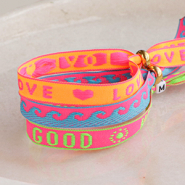 Inspirational Sets Jewellery inspiration with text ribbon in neon colours