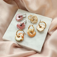 Inspirational Sets Learn how to create earrings with DQ Greek ceramic donut beads
