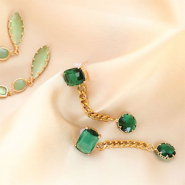 Inspirational Sets Earring inspiration with Crystal Glass charms