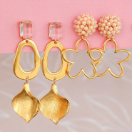 Inspirational Sets How to design statement earrings with charms and connectors
