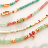Inspirational Sets Get started with natural stone rondelle beads