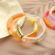 Inspirational Sets Get to work with acrylic tube beads for summer bracelets