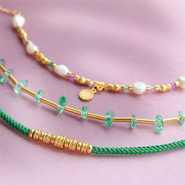 Inspirational Sets Bracelets inspiration with DQ metal beads and spacers