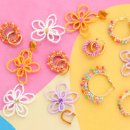 Inspirational Sets Tips for wearing earrings with glass seed beads