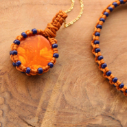 Handmade jewellery: How to make a beaded macramé bracelet and matching charm ♡ DIY