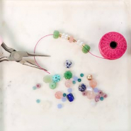 NEW New in! Natural stone beads flower