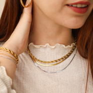 NEW Brand new stainless steel necklaces and bracelets