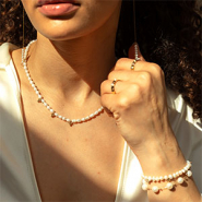 Inspirational Sets Create a unique collection with stainless steel jewellery and freshwater pearls