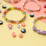 Inspirational Sets How to create the cutest bracelets with polymer and acrylic beads