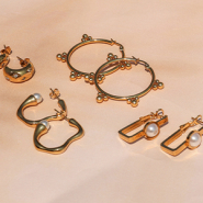 NEW Shop now for trendy stainless steel earrings