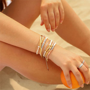 Inspirational Sets Create personal bracelets with DQ European metal letter beads
