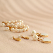 Inspirational Sets Create a unique collection with stainless steel freshwater pearl earrings