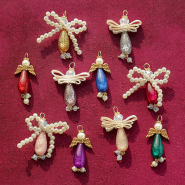 Inspirational Sets Make unique creations with Polaris Elements drop shaped beads and angel wings