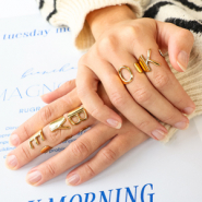 NEW Must-have trendy stainless steel rings