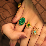 Inspirational Sets Complete your collection with stainless steel rings with enamel