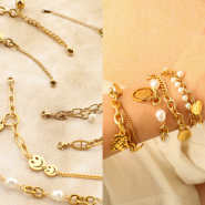 NEW Stainless steel bracelets and helper tool