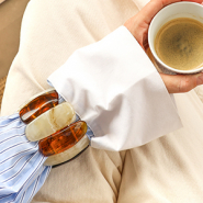 NEW Trendy resin and metal bracelets