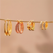 NEW Stainless steel earrings