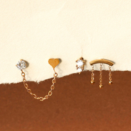 Inspirational Sets Complete your collection with stainless steel ear piercings