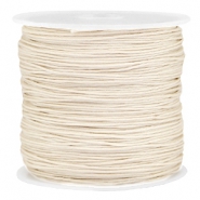 Macram&eacute; bead cord 0.8mm Beige