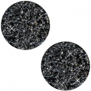 Goldstein flat 12 mm cabochon polaris elements Black