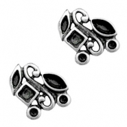 TQ metal charms setting for different chatons Antique silver