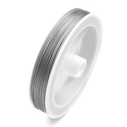 Coated wire 100 metres Transparent-Silver