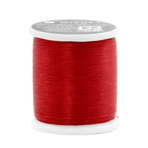 Miyuki beading cord Red