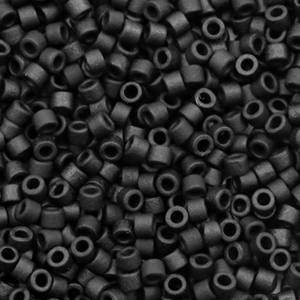 Miyuki beads delica's 11/0 Opaque Matte Black DB-310