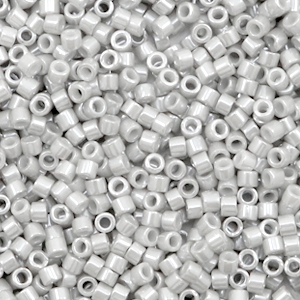 Miyuki beads delica's 11/0 Opaque Ceylon Light Smoke Grey