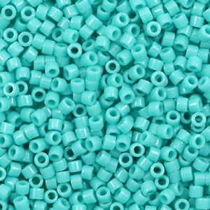 Miyuki beads delica's 11/0 Opaque Matte Turquoise Green