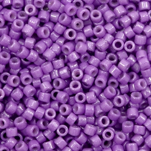 Miyuki beads delica's 11/0 Duracoat Opaque Dyed Anemone Purple