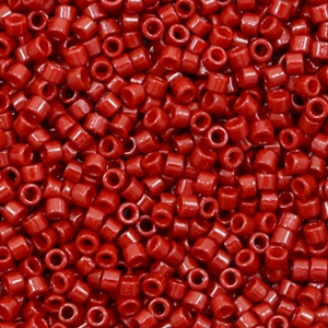 Miyuki beads delica's 11/0 Duracoat Opaque Dyed Jujube Red