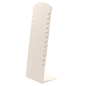 Jewellery display linen small Linen-Grey