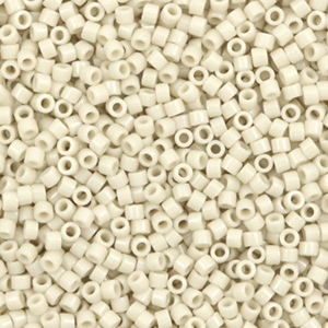 Miyuki beads delica's 11/0 Opaque Luster Linen Beige DB-261