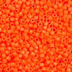 Miyuki beads delica's 11/0 Opaque Orange DB-722